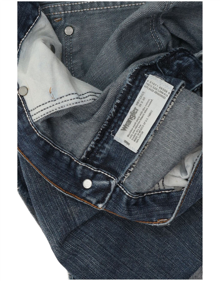 Ανδρικό τζιν σορτς Wrangler W36 μεγάλο μπλε βαμβακερό