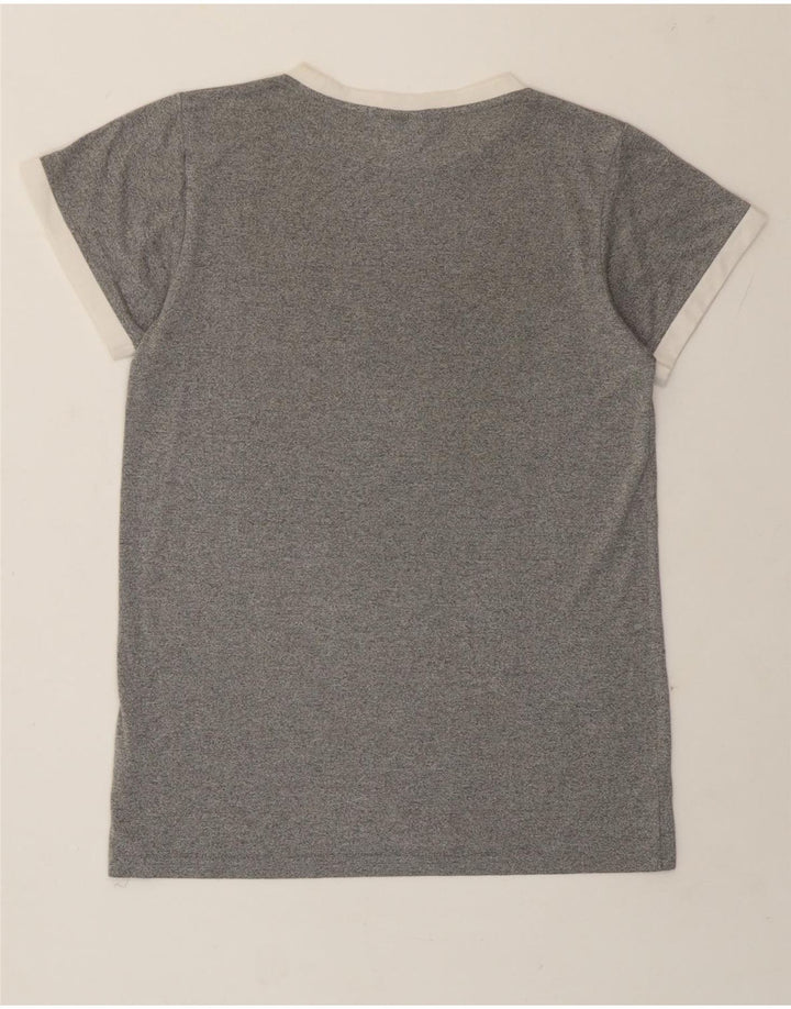 Γυναικείο γραφικό μπλουζάκι Ellesse Top UK 10 Small Grey Flecked Polyester