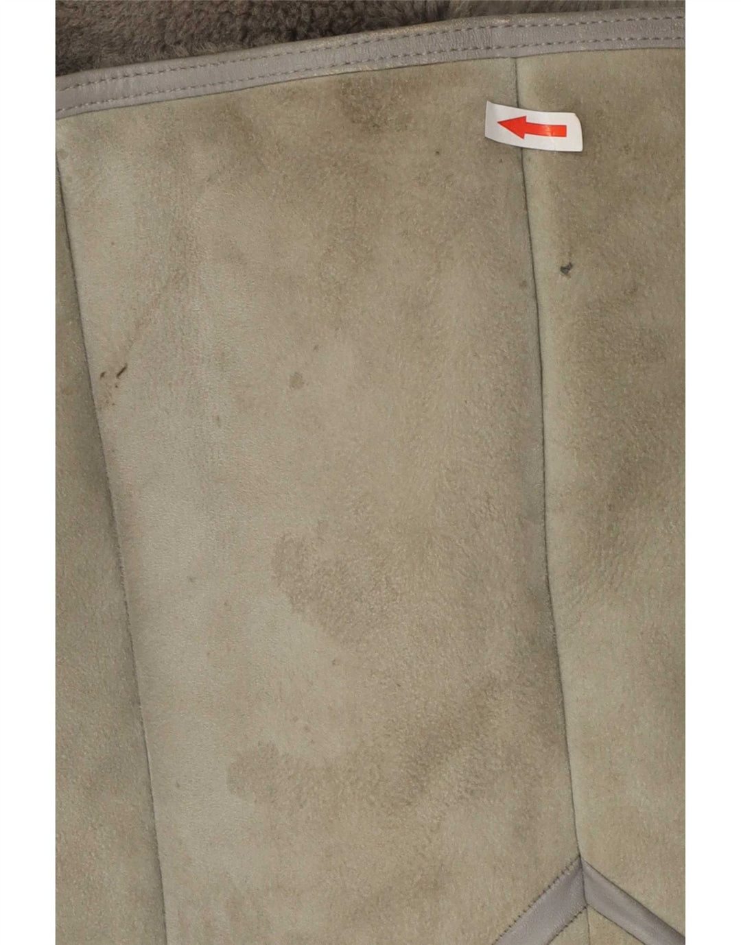 Vintage Γυναικείο Παλτό Shearling EU 40 Δέρμα αρνιού μεσαίου γκρι