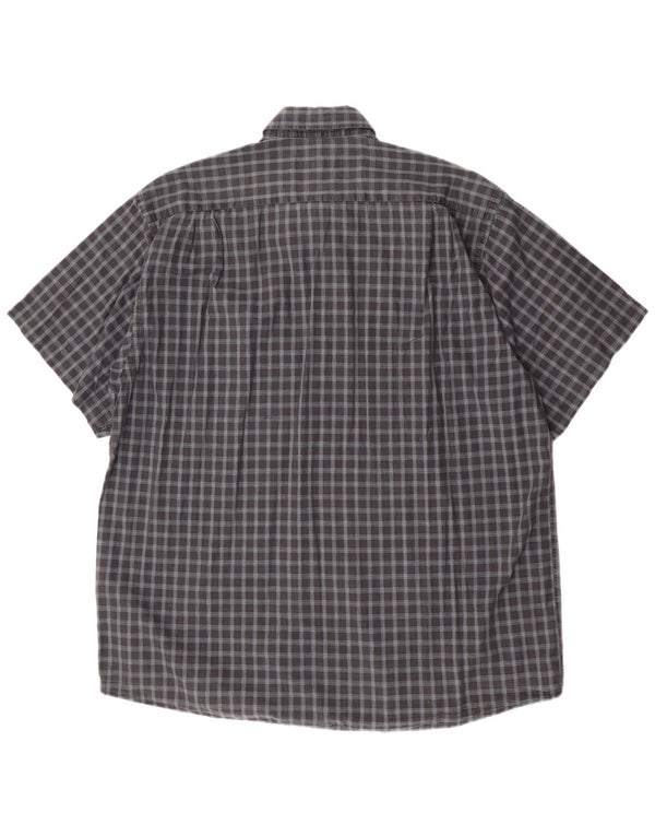 Ανδρικό κοντομάνικο πουκάμισο Camel Active XL Γκρι βαμβακερό