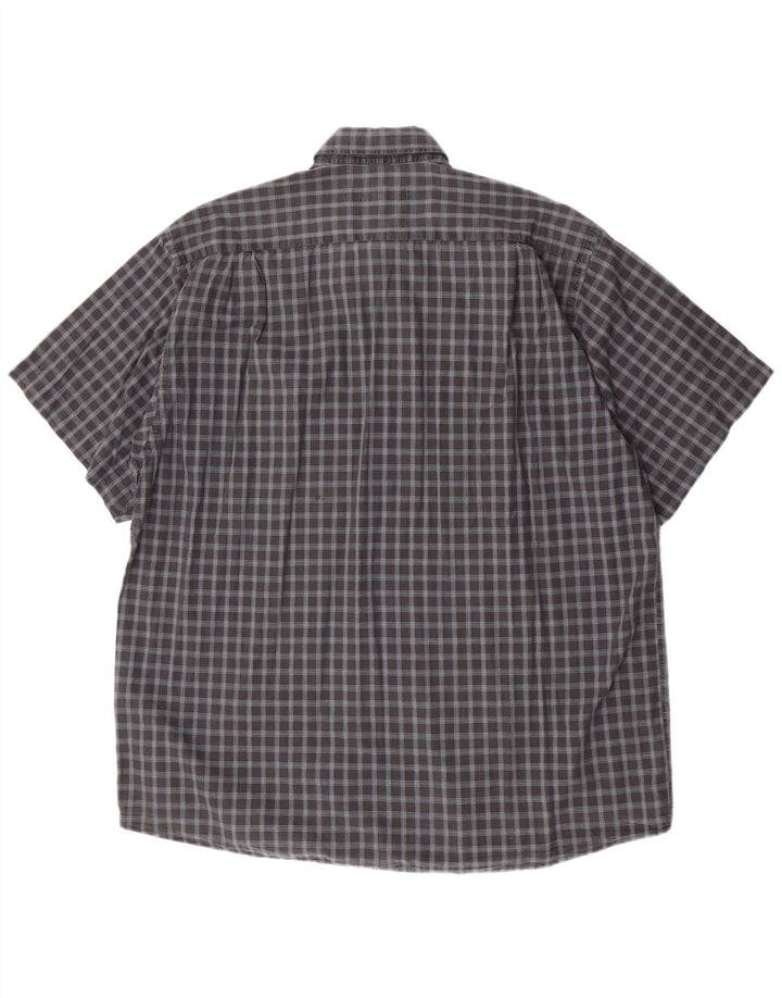 Ανδρικό κοντομάνικο πουκάμισο Camel Active XL Γκρι βαμβακερό