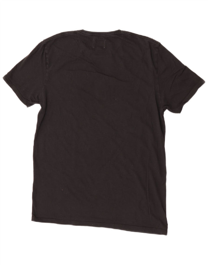 Γυναικείο T-Shirt Levi's Top UK 14 Large μαύρο βαμβακερό