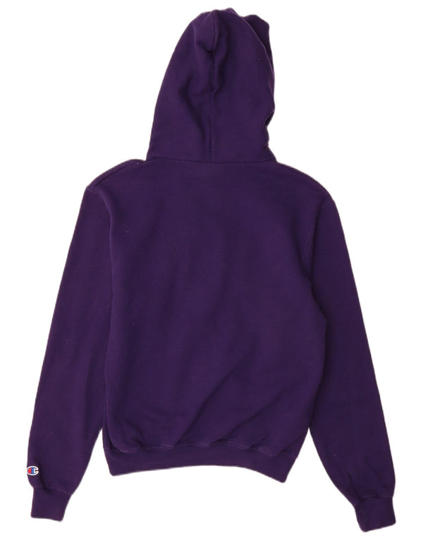 Champion Mens Texas Christian University Graphic Hoodie Jumper Small Purple