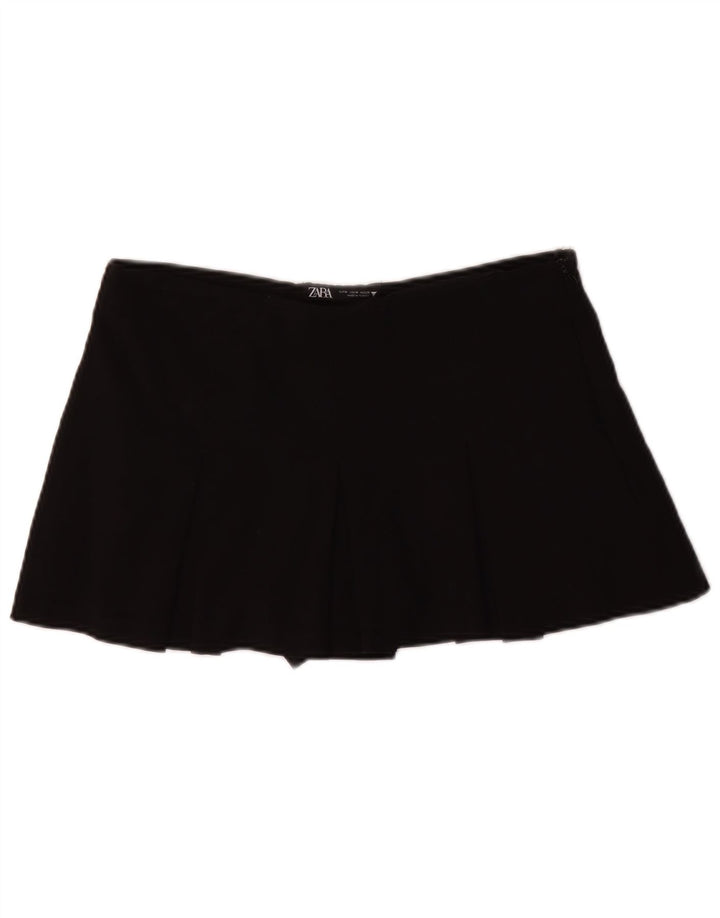 Zara Γυναικεία Μίνι Πλισέ Φούστα Μεσαία W28 Μαύρη