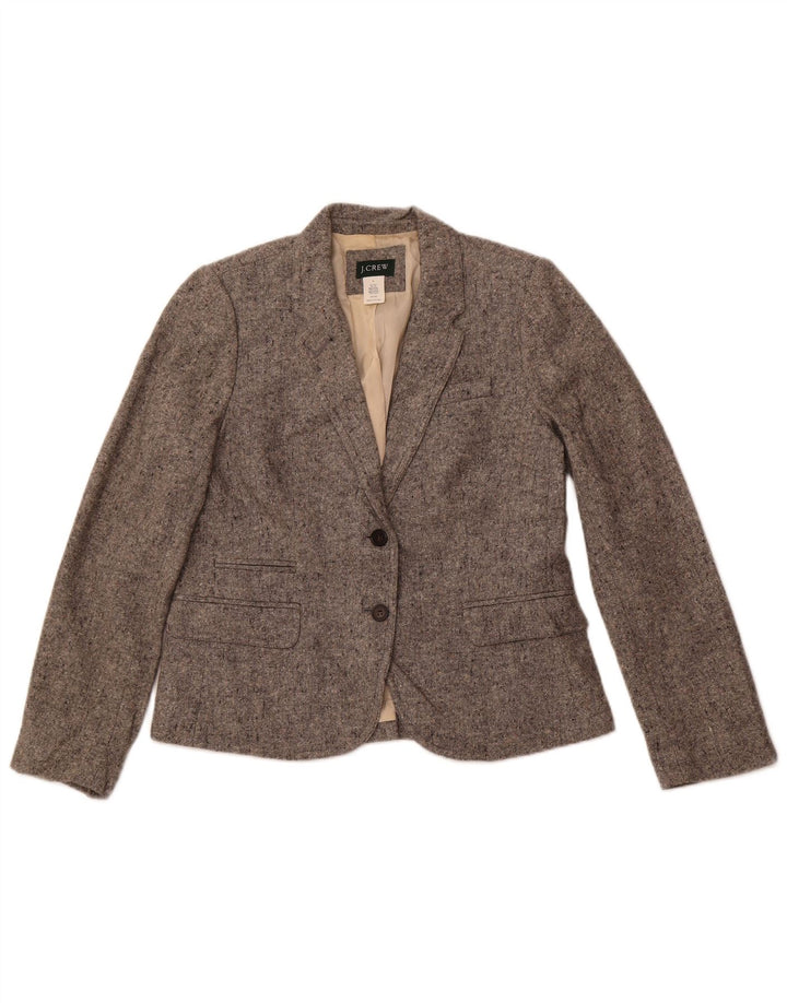 J. CREW Γυναικείο σακάκι σακάκι με 2 κουμπιά US 8 μεσαίο γκρι μαλλί