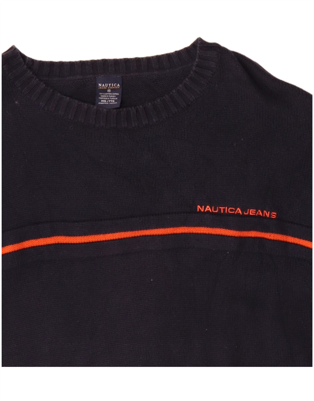 Ανδρικό πουλόβερ NAUTICA Crew Neck Jumper 2XL Navy Blue Cotton