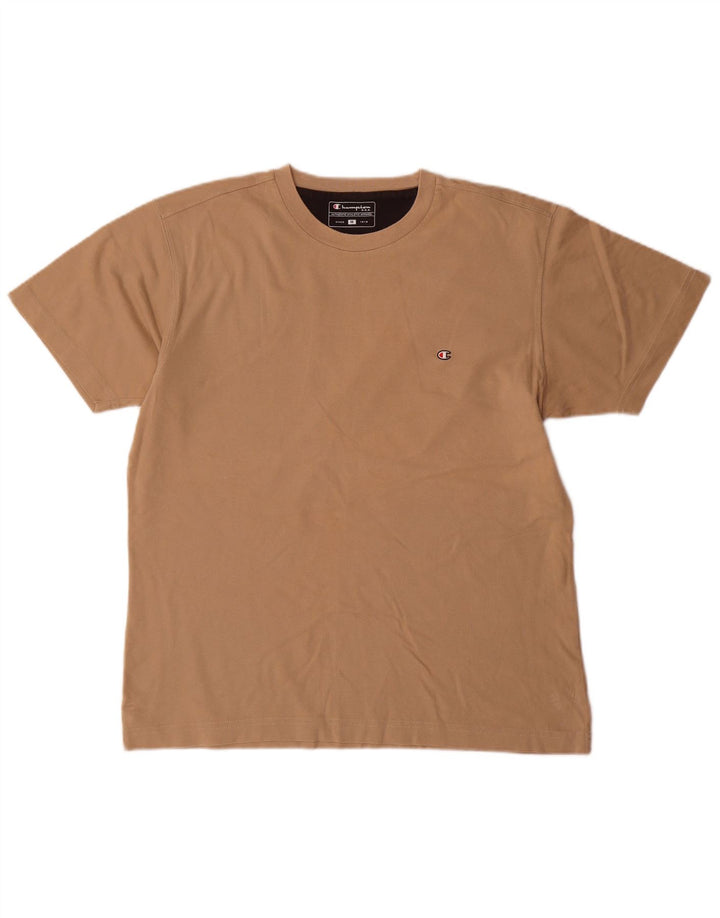 Ανδρικό T-Shirt CHAMPION Τοπ μεσαίο μπεζ βαμβακερό