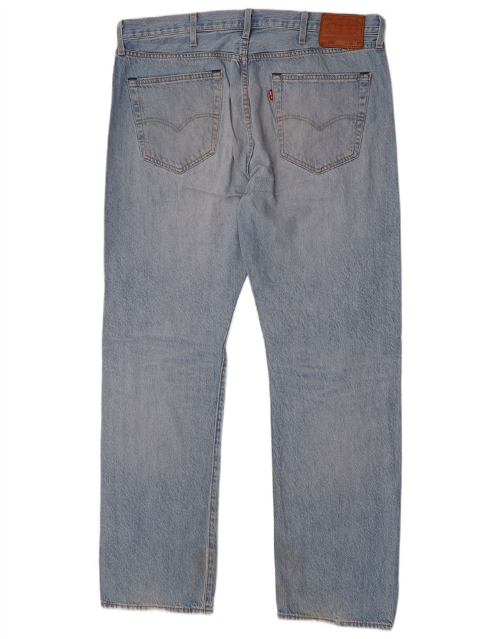 Levi's Mens 501 Straight Jeans W38 L32 Μπλε Βαμβακερό