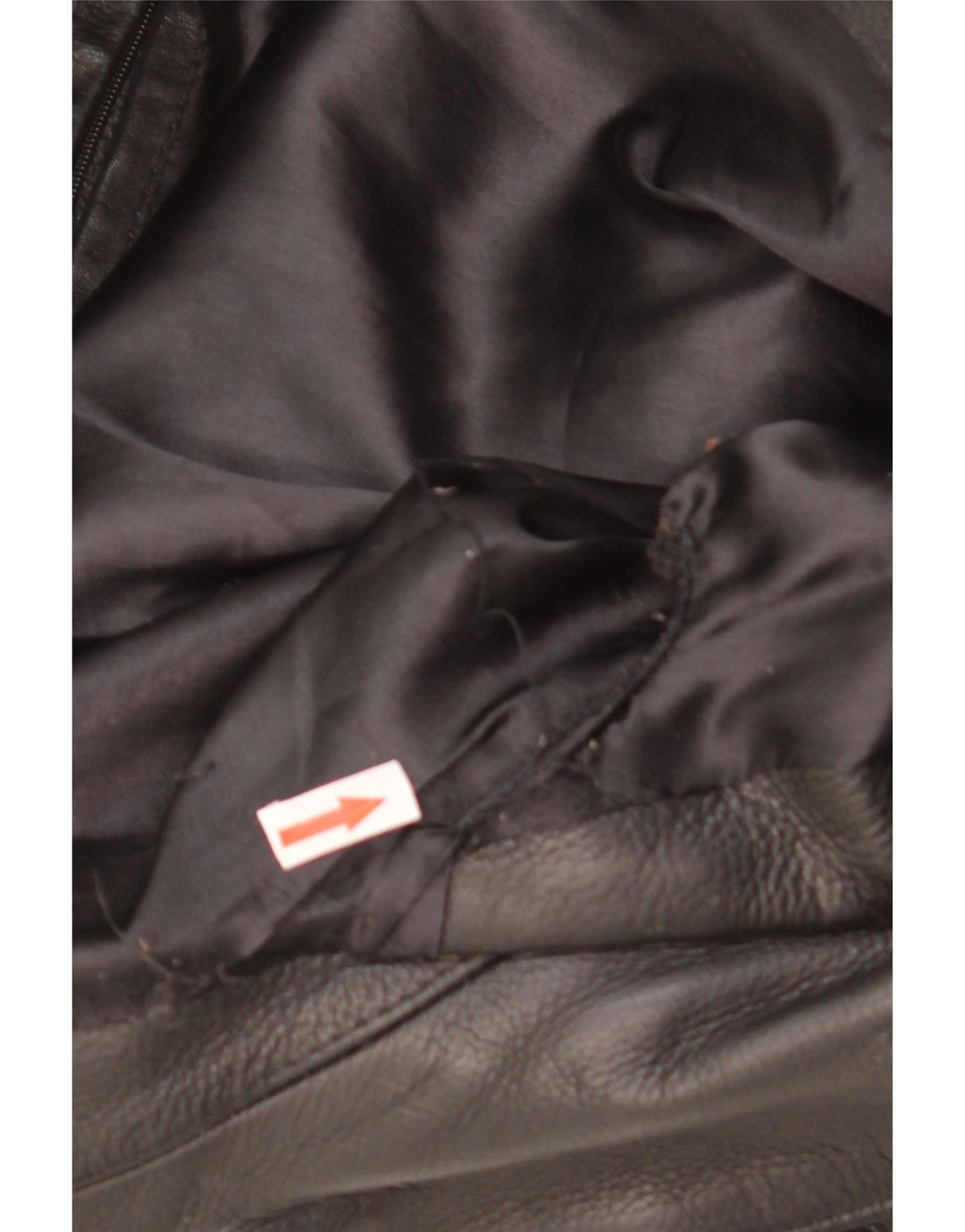 Vintage Ανδρικό Biker Δερμάτινο Μπουφάν UK 38 Medium Black Leather