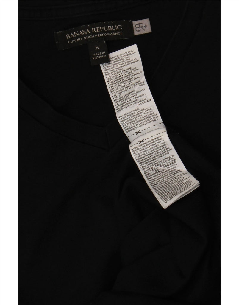 BANANA REPUBLIC Mens T-Shirt Top Small Black Cotton Vintage Banana Republic and Second-Hand Banana Republic from Messina Hembry 