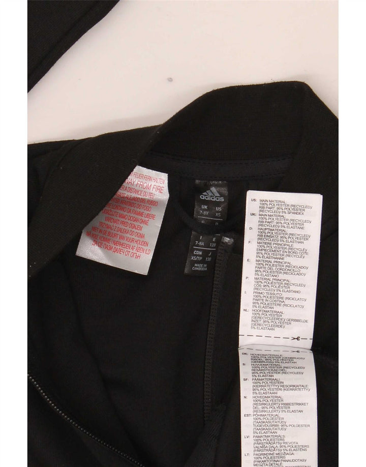 Adidas Boys αθλητική φόρμα Adidas Top Jacket 7-8 Years Black Colourblock Polyester