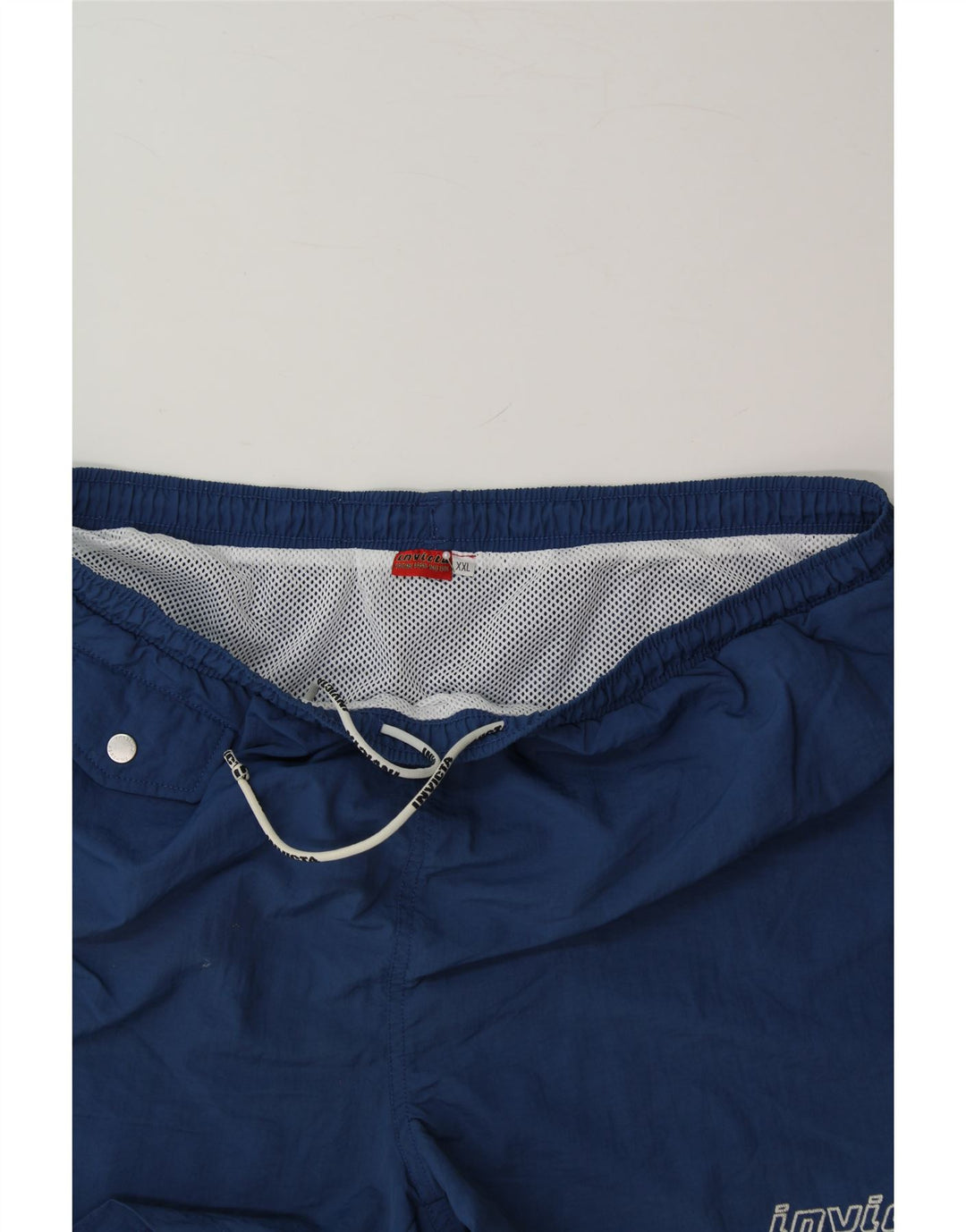 INVICTA Mens Swimming Shorts 2XL Navy Blue Polyester Vintage Invicta and Second-Hand Invicta from Messina Hembry 