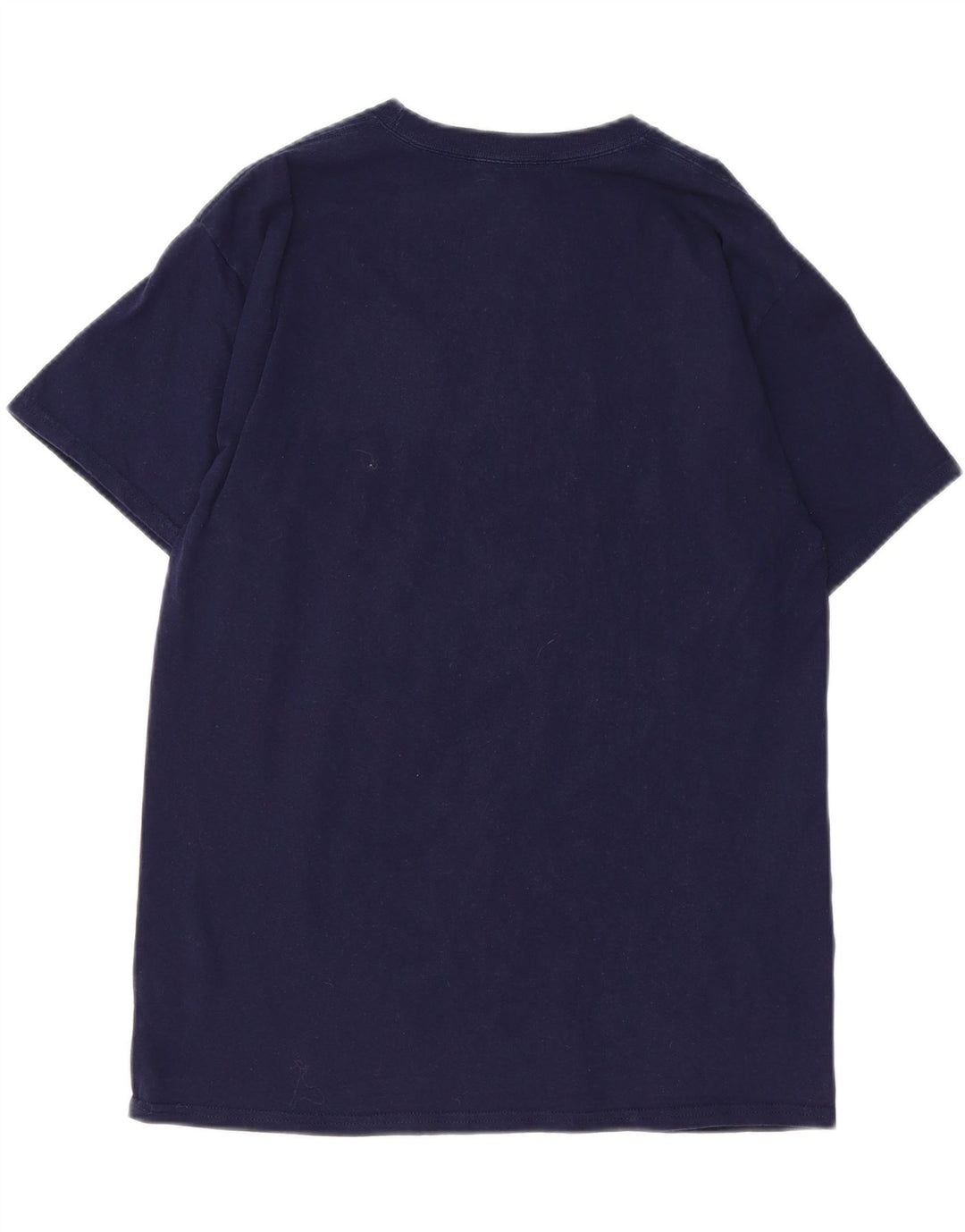 RUSSELL ATHLETIC Mens Graphic T-Shirt Top Medium Navy Blue Vintage Russell Athletic and Second-Hand Russell Athletic from Messina Hembry 