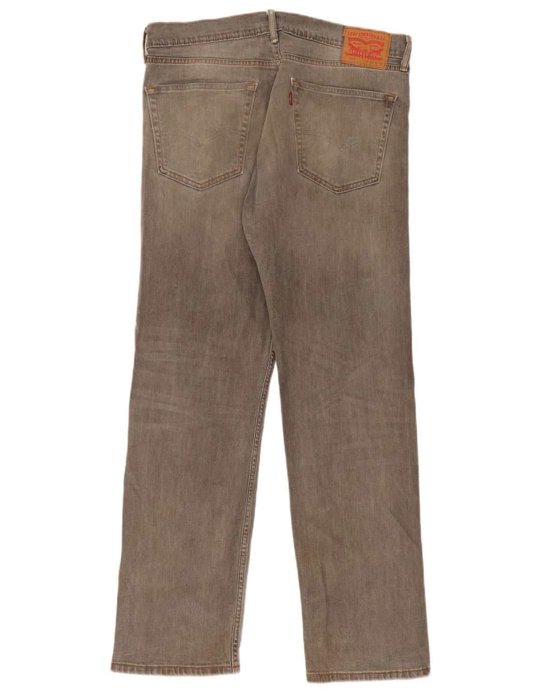 Levi's Mens 505 Straight Jeans W36 L32 Γκρι βαμβακερό