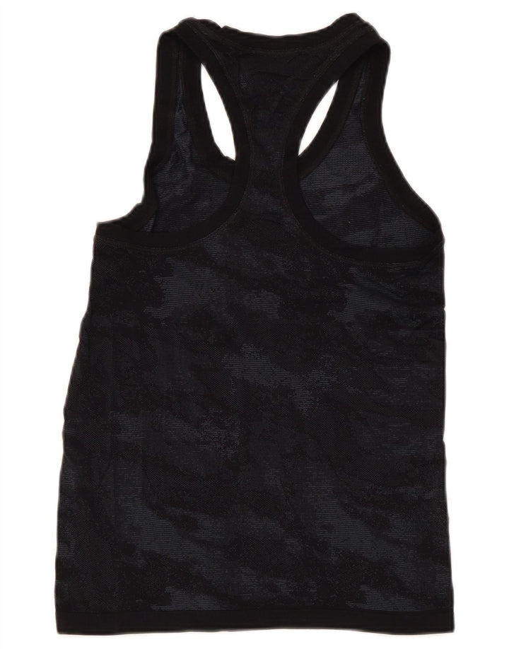 ATHLETA Γυναικείο Γιλέκο UK 8 Small Black Nylon Καμουφλάζ