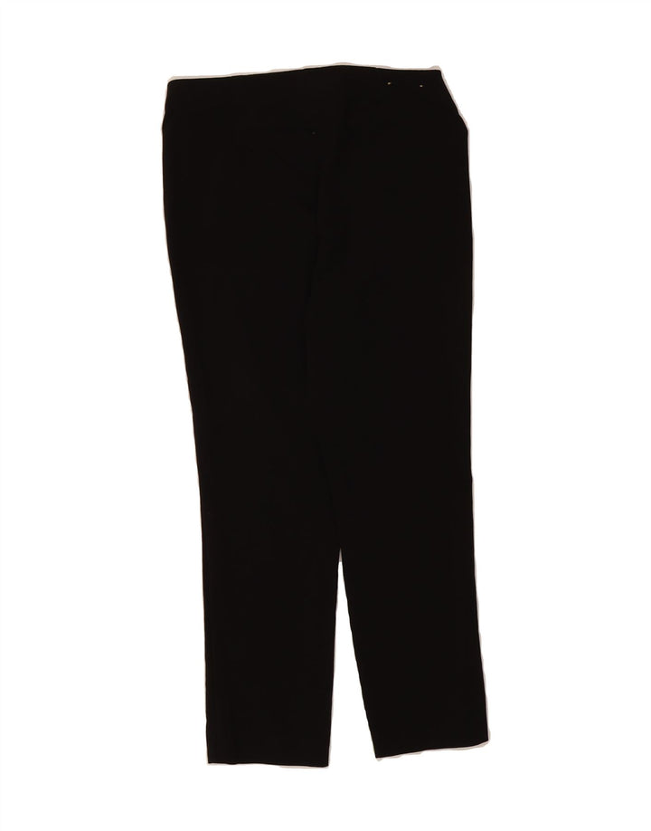 MICHAEL KORS Womens Slim Cropped Trousers  Medium W28 L24 Black Viscose Vintage Michael Kors and Second-Hand Michael Kors from Messina Hembry 