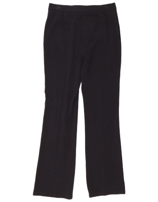 Marks & Spencer Γυναικείο ίσιο casual παντελόνι UK 10 Small W27 L32 Black