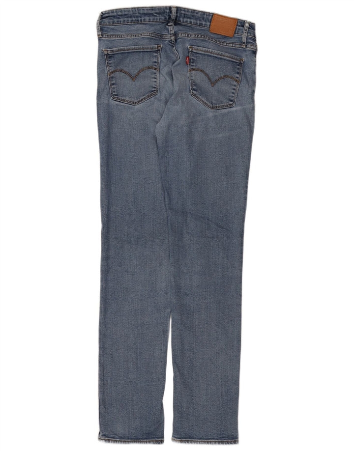 Levi's Womens 712 Slim Jeans W30 L32 Blue Lyocell