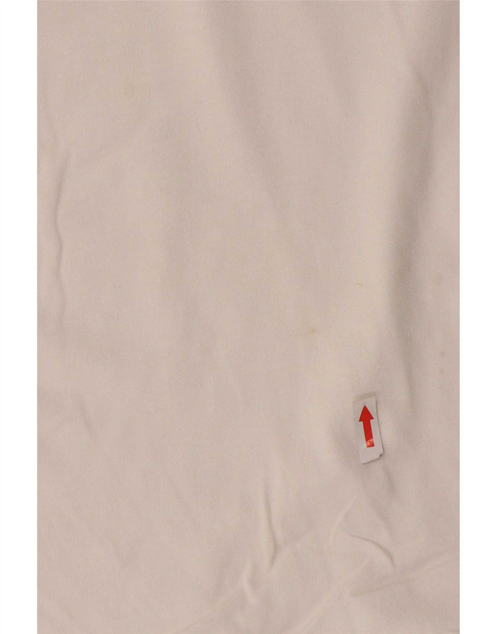 Γυναικείο T-Shirt Levi's Top UK 12 μεσαίο λευκό βαμβακερό
