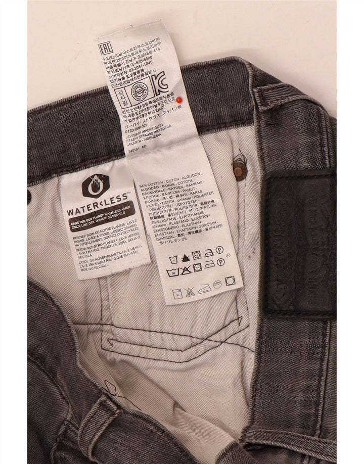 Ανδρικό τζιν Levi's Straight W34 L30 Γκρι βαμβακερό