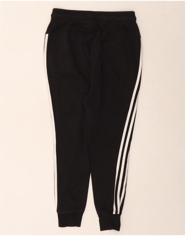 Γυναικεία αθλητική φόρμα ADIDAS Παντελόνι Joggers UK 4/6 XS Μαύρο βαμβακερό