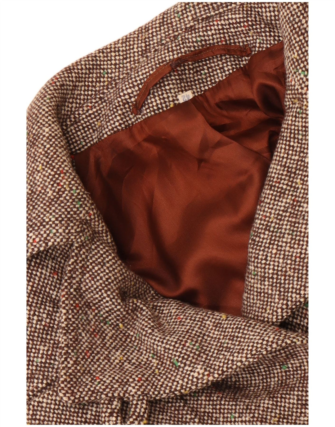 Vintage Γυναικείο Παλτό IT 42 Medium Brown Flecked