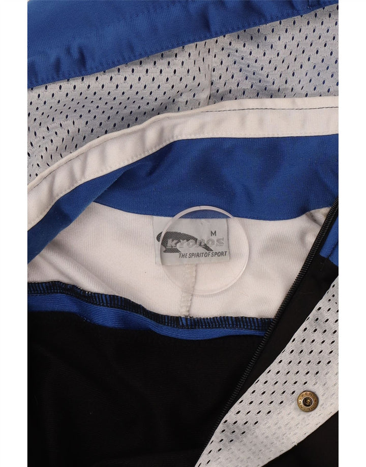 Ανδρική αθλητική φόρμα με κουκούλα Kronos Top Jacket μεσαίο μαύρο χρώμα, πολυεστέρας