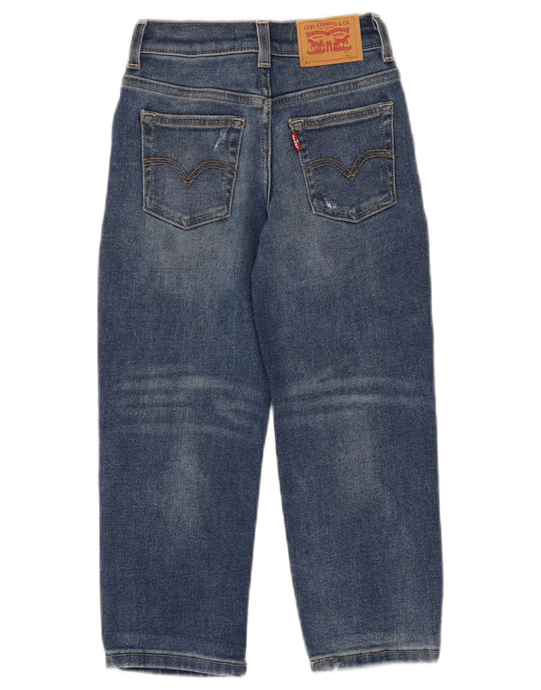 Levi's Girls Loose Fit Tapered Jeans 5-6 ετών W22 L19 Μπλε βαμβακερό