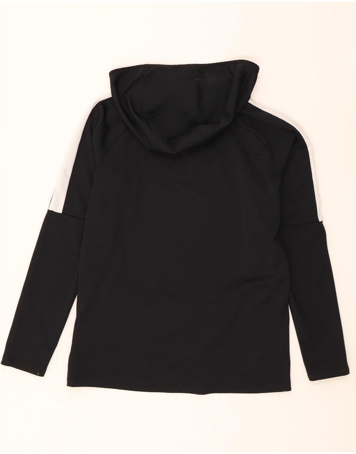 Ανδρική κουκούλα Nike Dri Fit με μακρυμάνικο μεσαίο μαύρο χρώμα πολυεστέρας