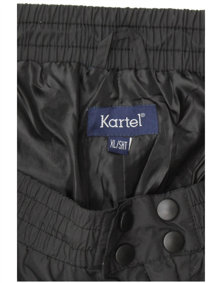 KARTEL Ανδρικό Αδιάβροχο Παντελόνι XL W38 L25 Μαύρο Πολυεστέρας