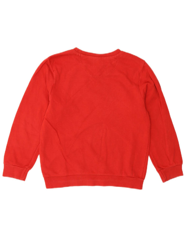 Champion Girls Rochester Graphic Sweatshirt Jumper 7-8 Years Small Red
