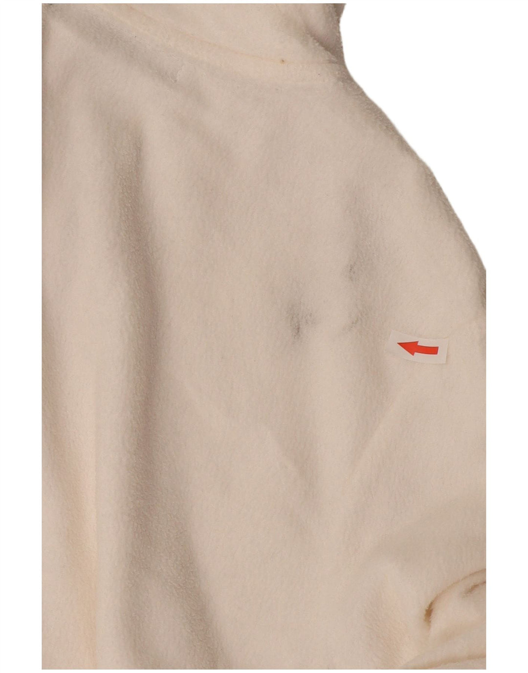 Marks & Spencer Γυναικείο Fleece Jacket UK 12 Medium Off White Polyester