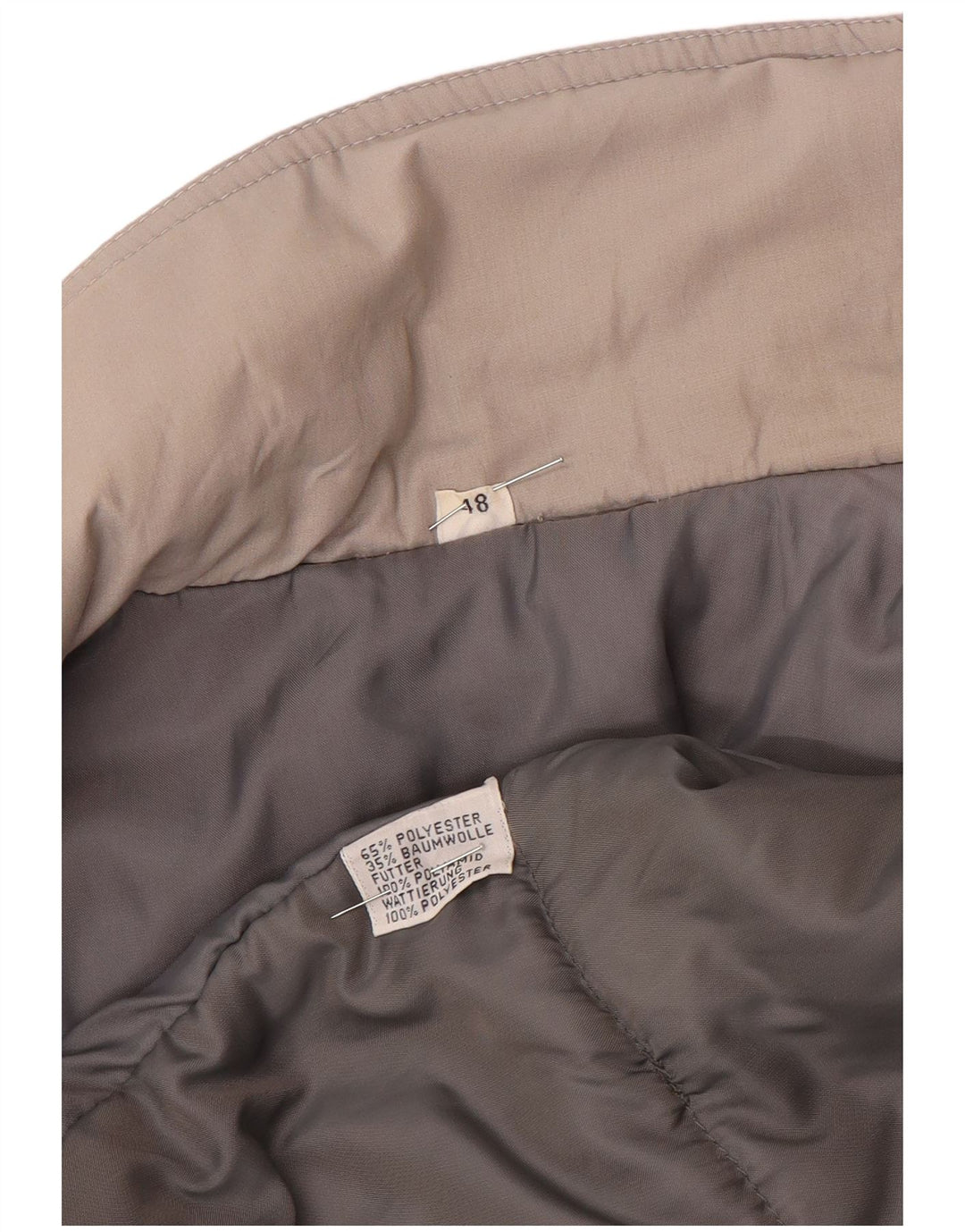 Ανδρικό μπουφάν VINTAGE Loose Fit Windbreaker IT 48 Medium Grey Colourblock