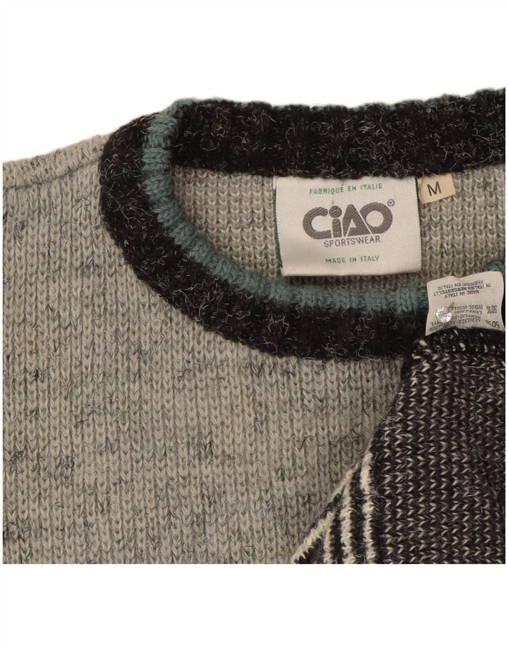 Ανδρικό πουλόβερ Ciao Crew Neck Jumper Ακρυλικό μεσαίου γκρι χρώματος