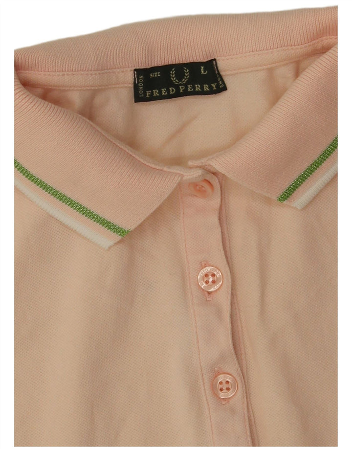 Fred Perry γυναικείο πουκάμισο πόλο UK 16 μεγάλο ροζ
