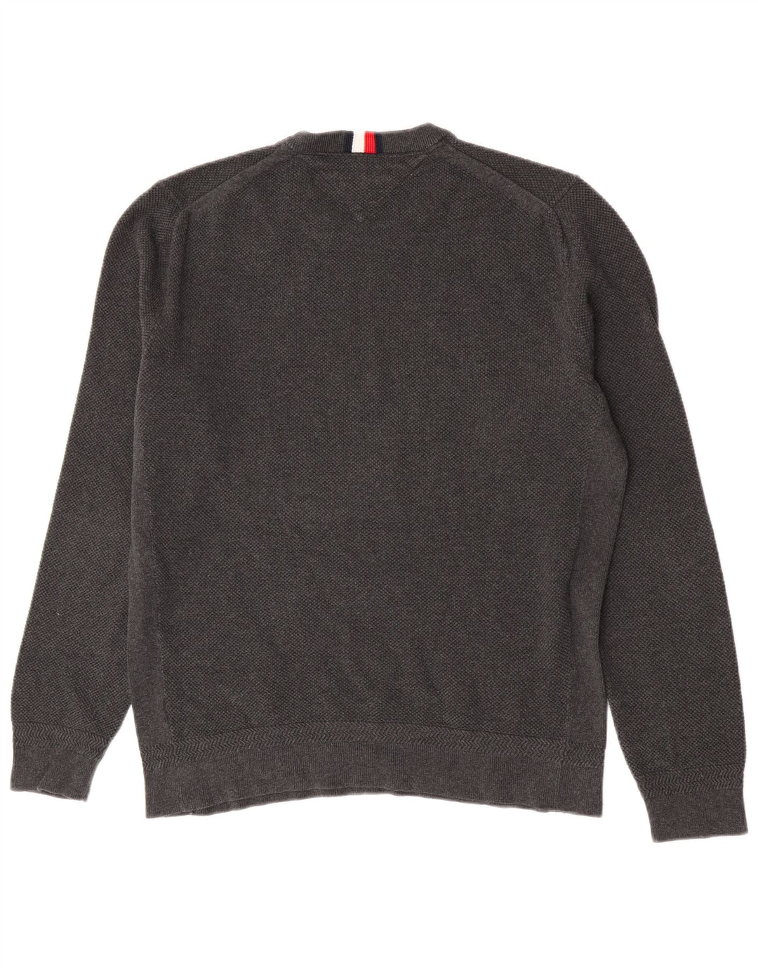 Tommy Hilfiger Mens Crew Neck Jumper XL Γκρι βαμβακερό