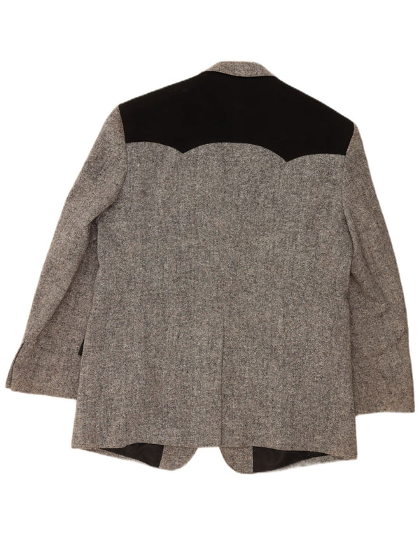 STOCKERPOINT Ανδρικό σακάκι με 2 κουμπιά UK 44 2XL Γκρι μαλλί