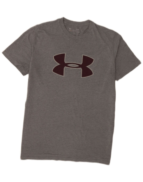Ανδρικό μπλουζάκι Under Armour Heat Gear Graphic Top Medium Grey