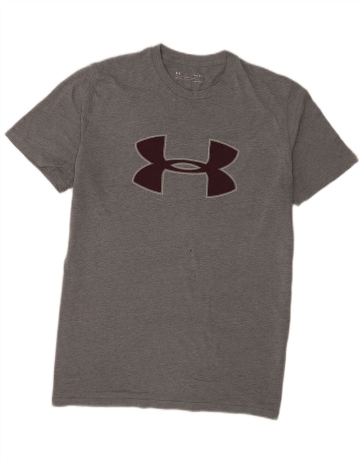 Ανδρικό μπλουζάκι Under Armour Heat Gear Graphic Top Medium Grey