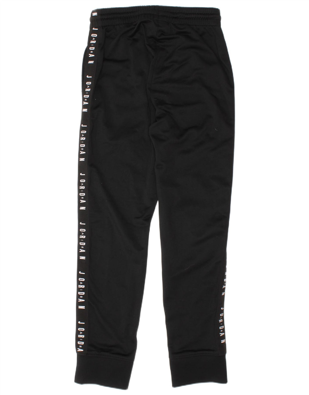JORDAN Boys Graphic Tracksuit Trousers Joggers 8-9 Years Small Black