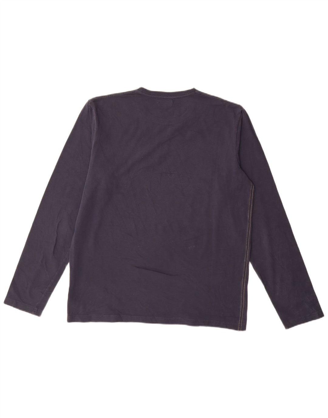 Ανδρικό γραφικό μπλουζάκι Gaudi μακρυμάνικο 2XL Navy Blue βαμβακερό