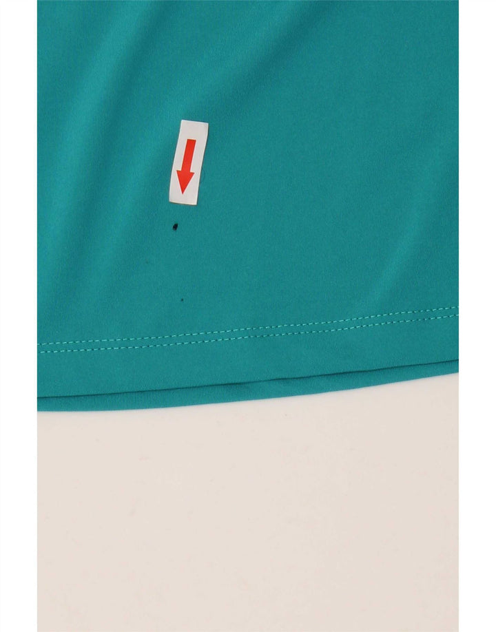 Mountain Warehouse Womens T-Shirt Top UK 18 XL Turquoise Polyester