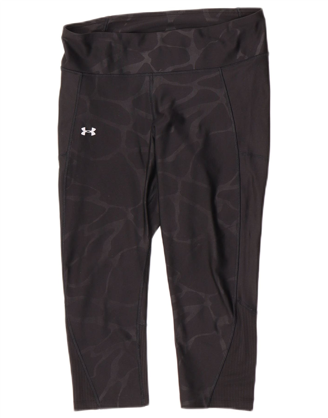 Under Armour Γυναικείο Κάπρι Κολάν UK 14 Μεσαίο Μαύρο Καμουφλάζ