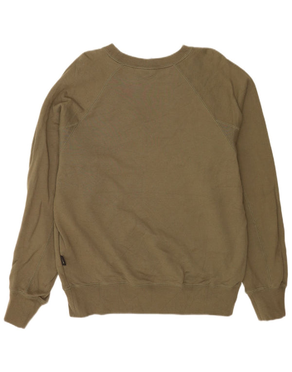 Ανδρικό γραφικό φούτερ Nike Jumper με μεγάλο χακί βαμβακερό