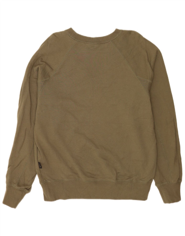 Ανδρικό γραφικό φούτερ Nike Jumper με μεγάλο χακί βαμβακερό