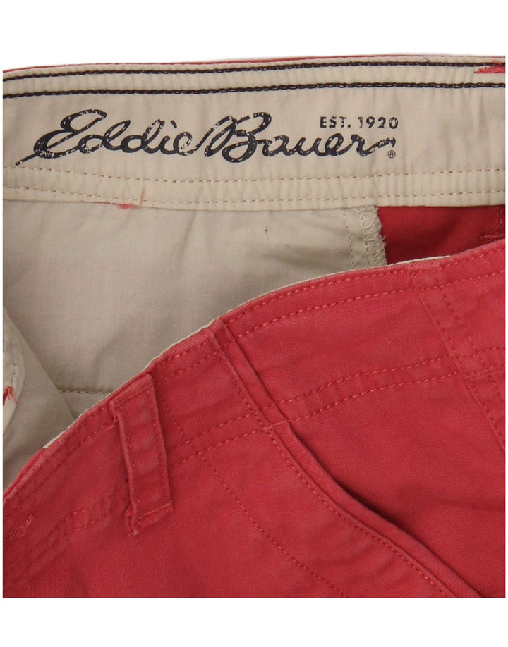 EDDIE BAUER Γυναικείο σορτς Chino US 2 XS W28 Ροζ βαμβακερό