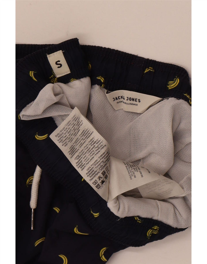 Jack & Jones Ανδρικό γραφικό σορτς κολύμβησης Μικρό Navy Blue Polyester