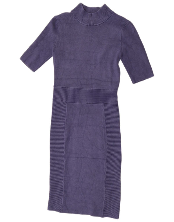 Γυναικείο κοντομάνικο φόρεμα Guess UK 8 Small Purple Rayon