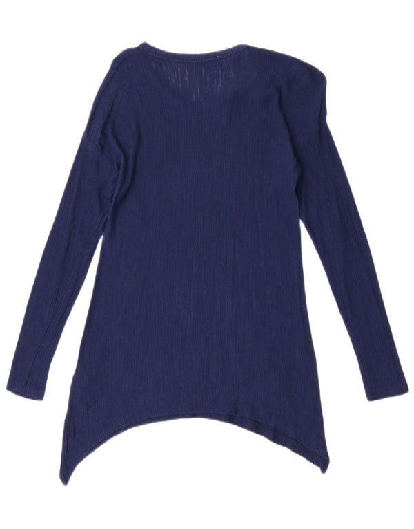 Zara Γυναικείο Asymmetric Tunic Top 10 Small Blue Viscose