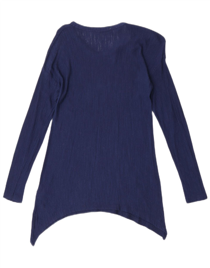 Zara Γυναικείο Asymmetric Tunic Top 10 Small Blue Viscose